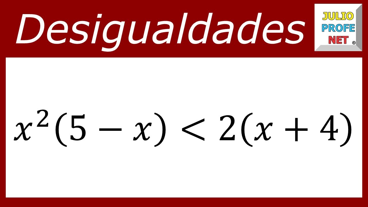 Desigualdades o inecuaciones cúbicas | Ej. 3 #julioprofe