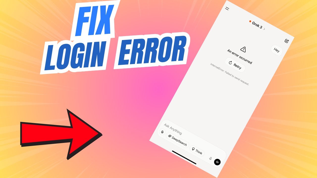 How to Fix login Error in Grok