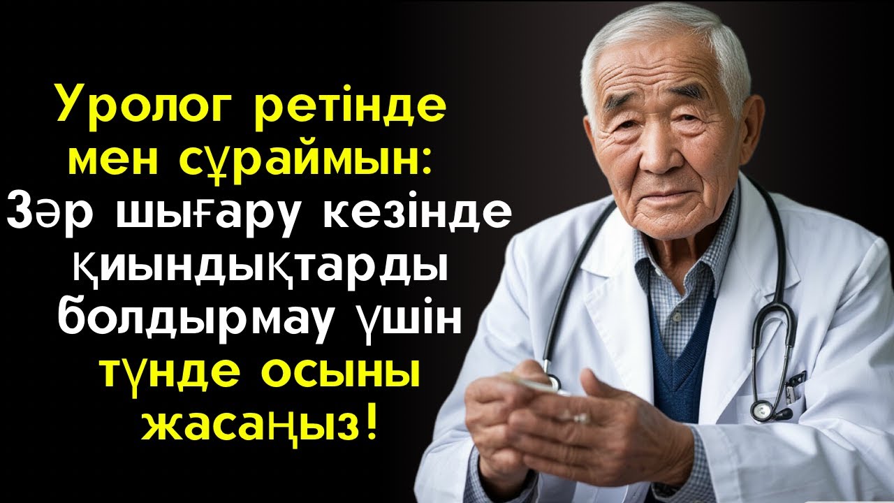 60-тан кейін! Қуықты қорғау үшін ұйықтар алдында осыны жасаңыз!
