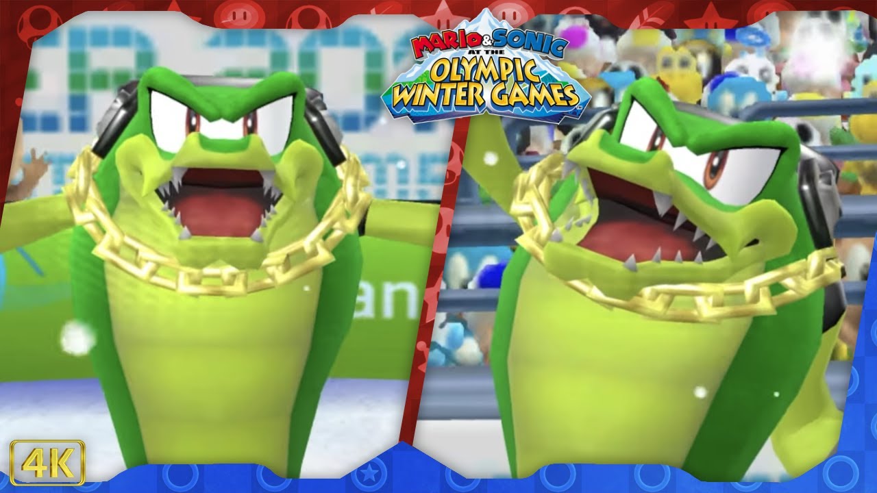Mario & Sonic at the Olympic Winter Games 2010 ⁴ᴷ All Events (Vector gameplay)