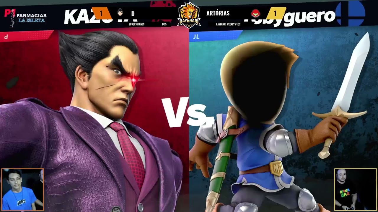 Rayenari Weekly 152 - Losers Final - D Vs. Art&oacute;rias - SSBU