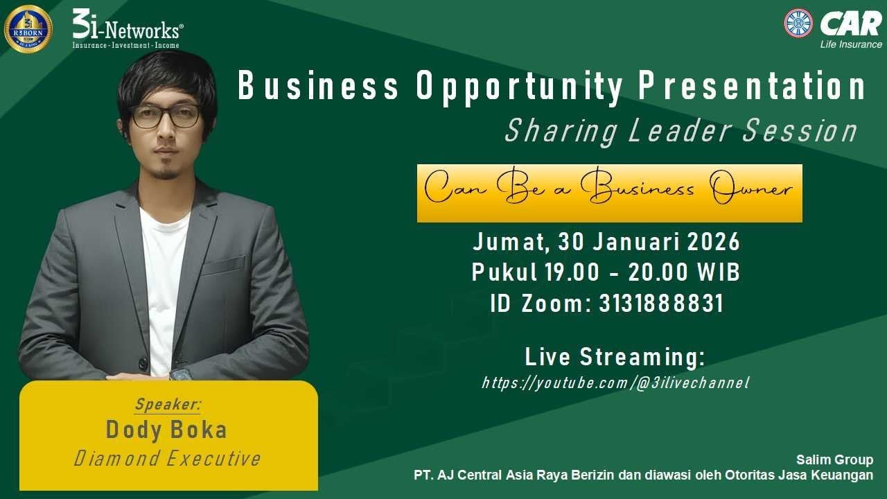 Jadilah Pemilik Bisnis || Dody Boka