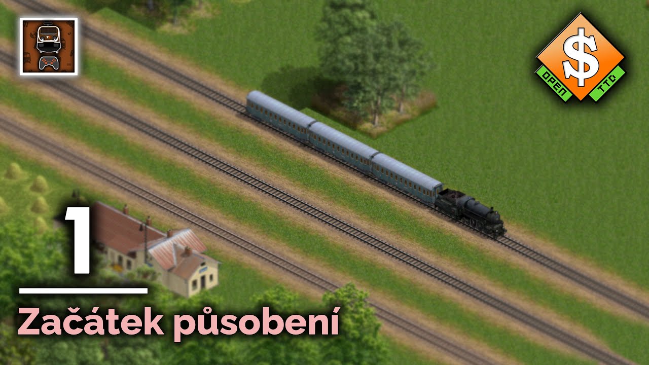 OpenTTD ▪ Začátek působení na mapě a první stavby || ep. 01 || 2K