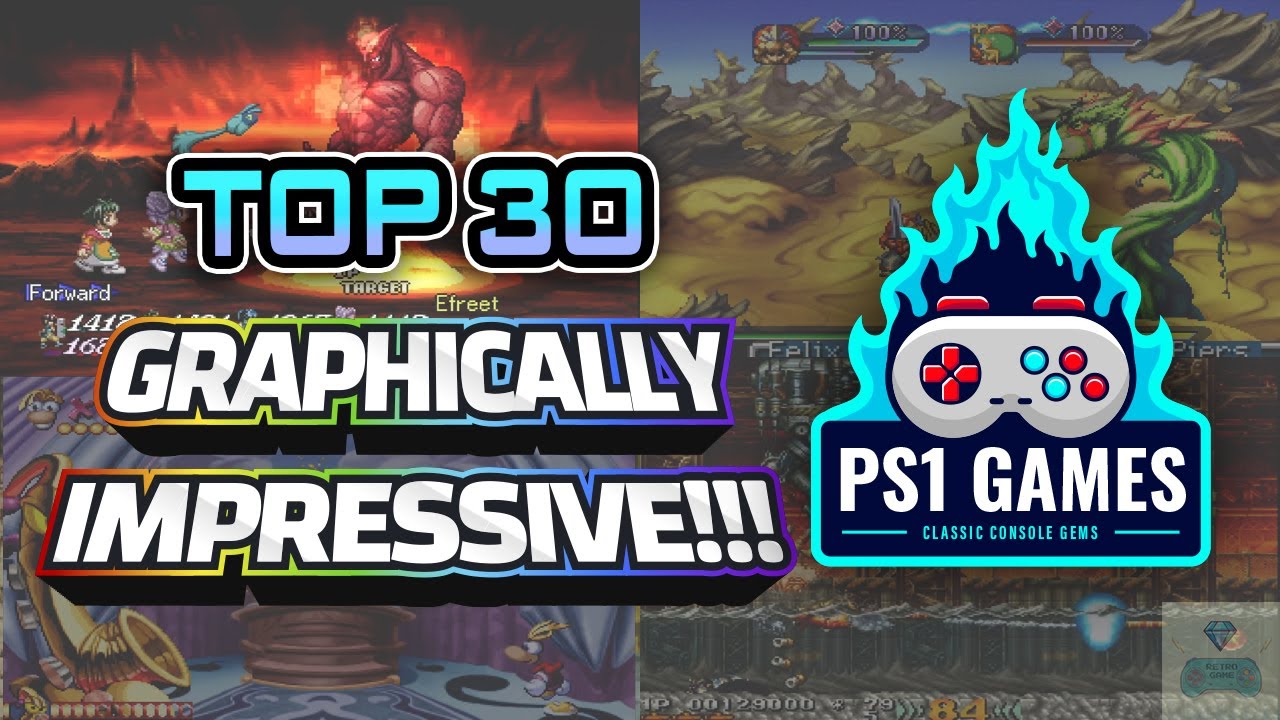 Top 30 Graphically Impressive PS1 Games!!! (Must Play) - Part 1