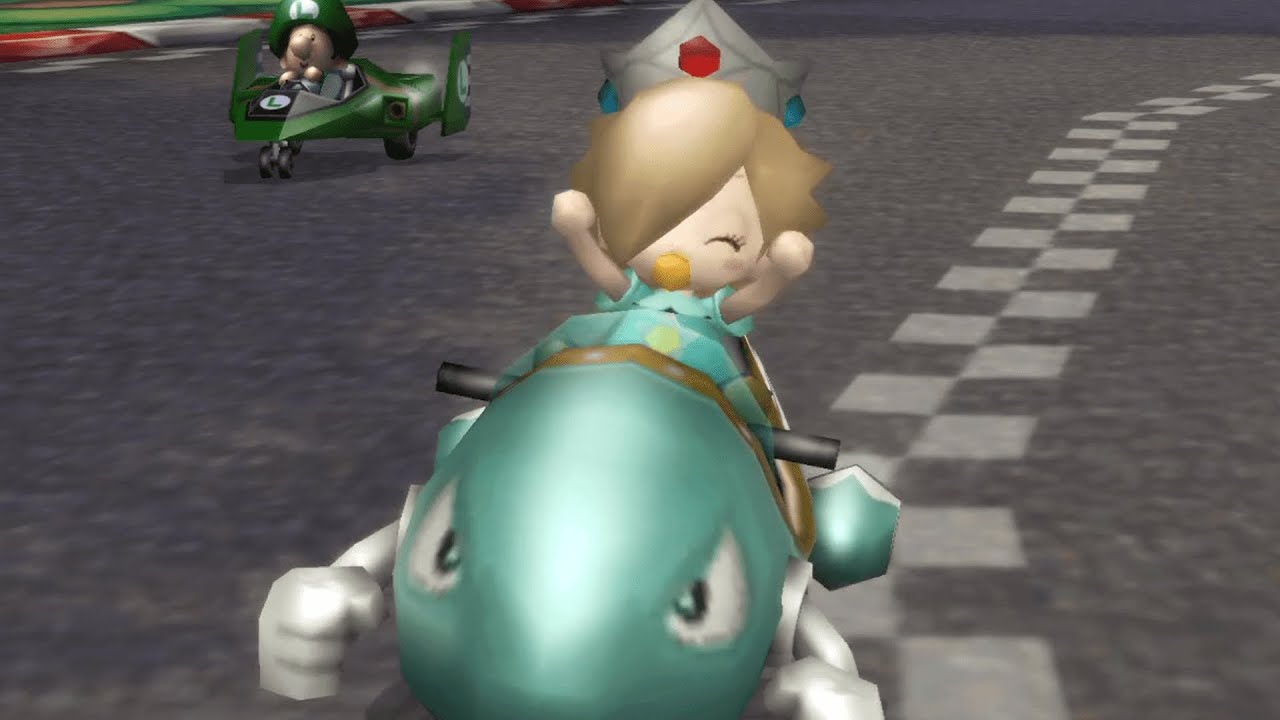 Baby Rosalina in Mario Kart Wii