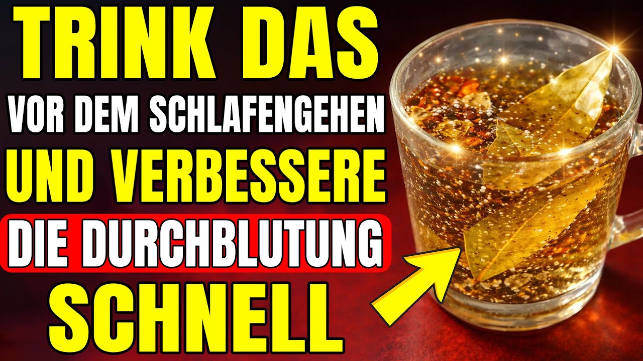 Über 60? Trinken Sie DAS, um die Durchblutung in den Beinen schnell zu verbessern!