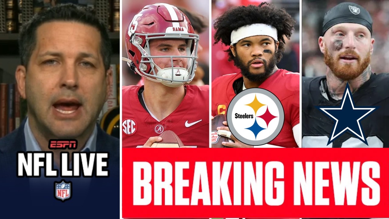 NFL LIVE | Ty Simpson plans to throw at Scouting Combine, Maxx Crosby to Cowboys, Murray to Steelers