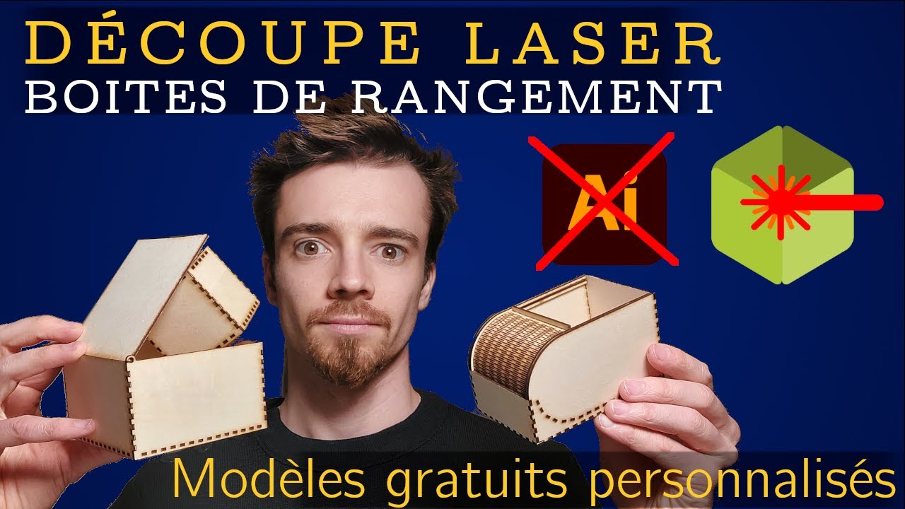 Découpe laser : Créer des boîtes simplement sur ce petit logiciel ! (sans Illustrator)