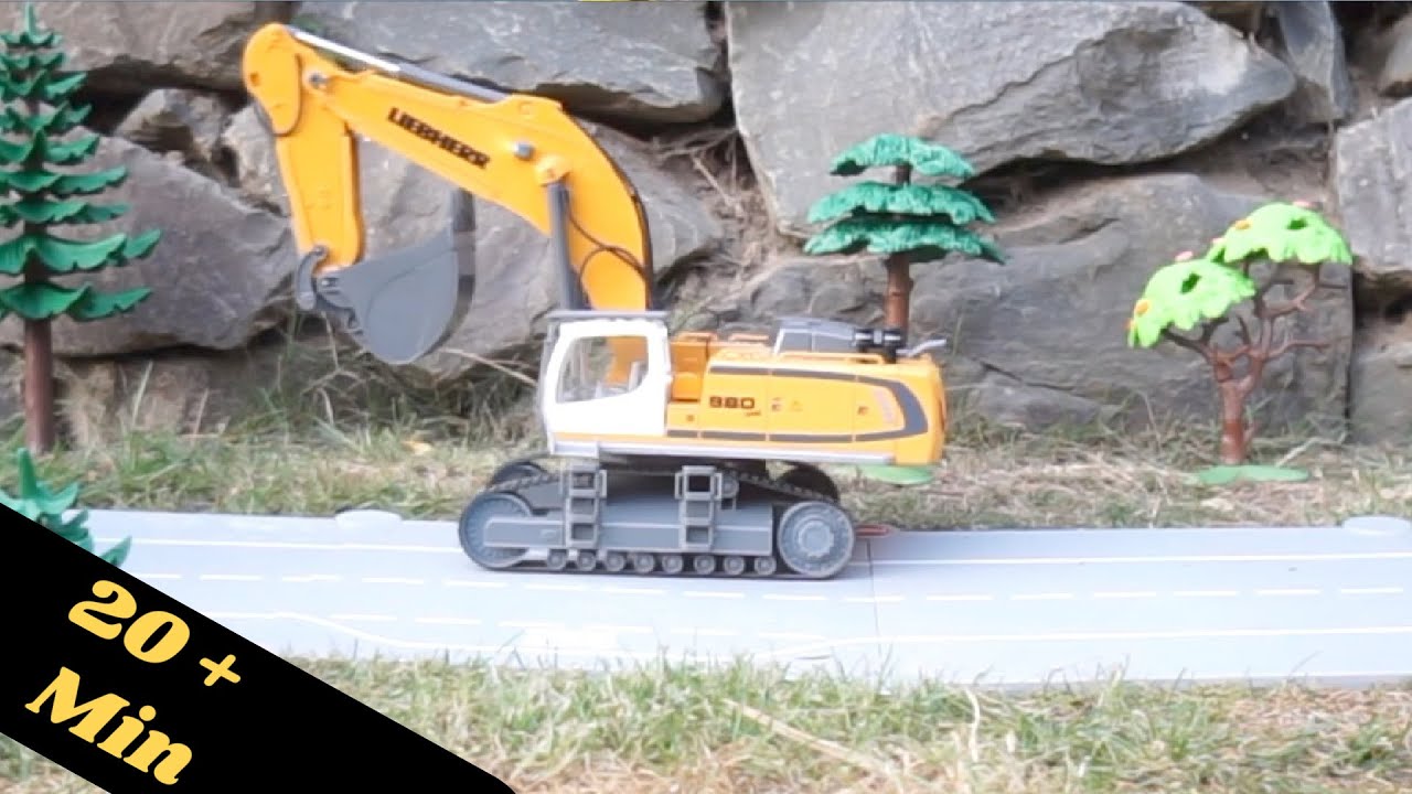 20 Min + Mega BAGGER Spezial - Baustelle für Kinder - Kinder Spielzeugwelt