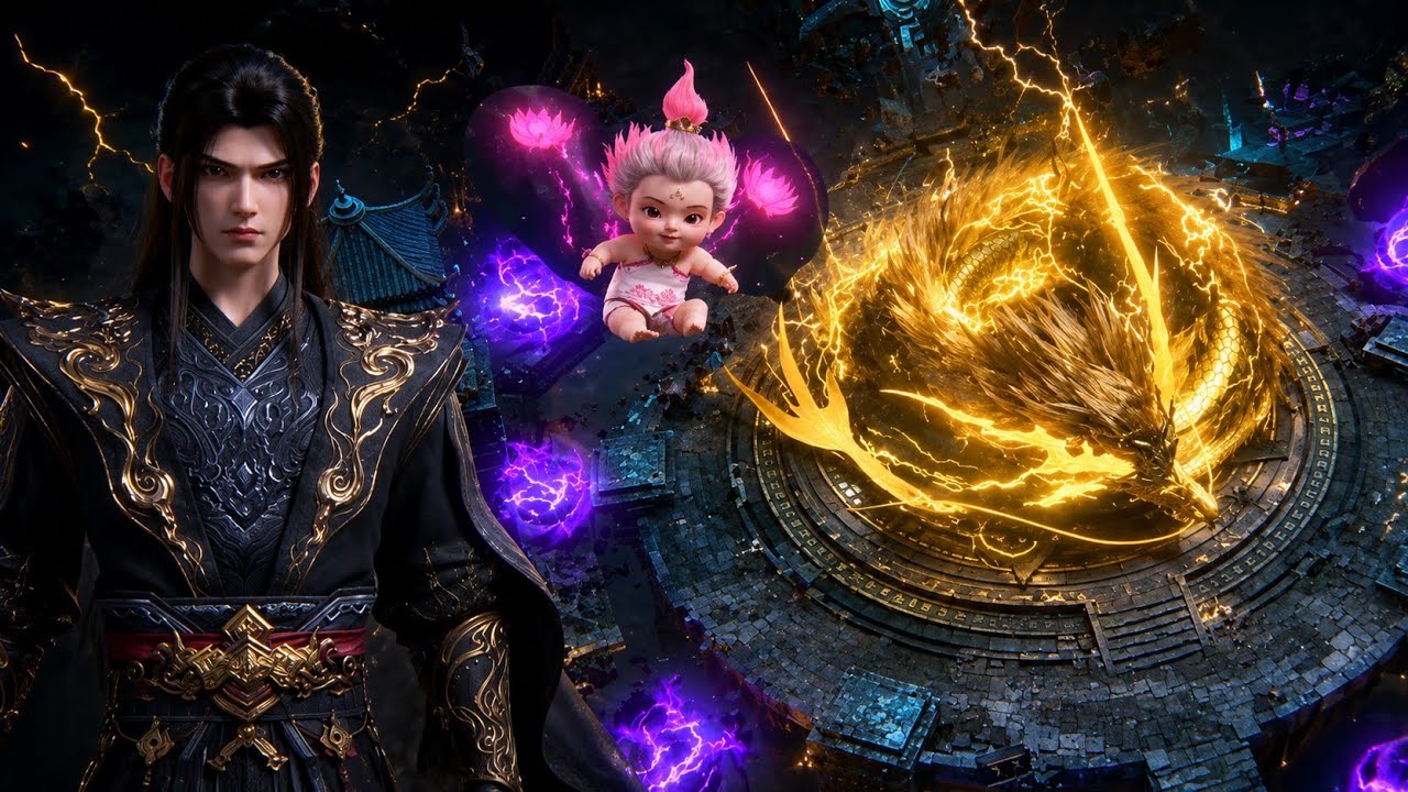 BTTH Season 5 Episode 204 - Xiao Yan Conquers the Golden Dragon-Shaped Tier 9 Lightning