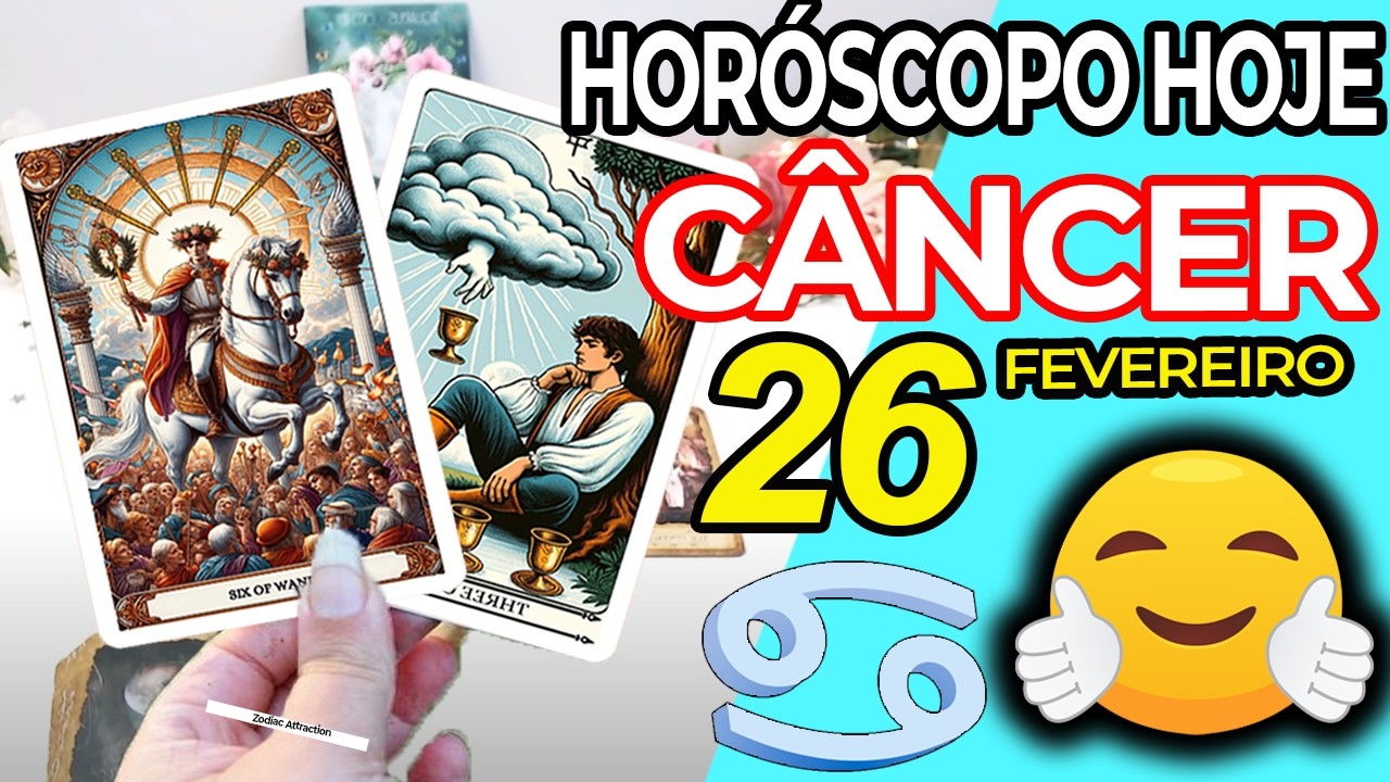 💥CUIDADO💥UMA PROFECIA DIVINA É CUMPRIDA😇🙏🏻 Câncer ♋ 26 Fevereiro 2026 | Horoscopo do dia de hoje ♋