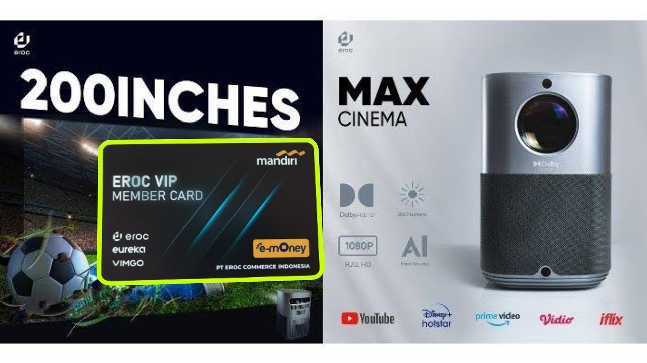Smart Proyektor EROC MAX Cinema