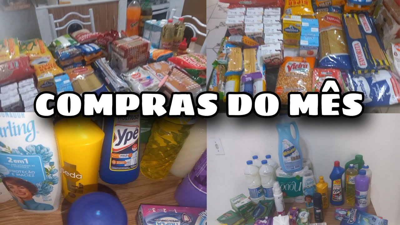 COMPRAS DO MÊS FEVEREIRO; PARA REPOSIÇÃO...