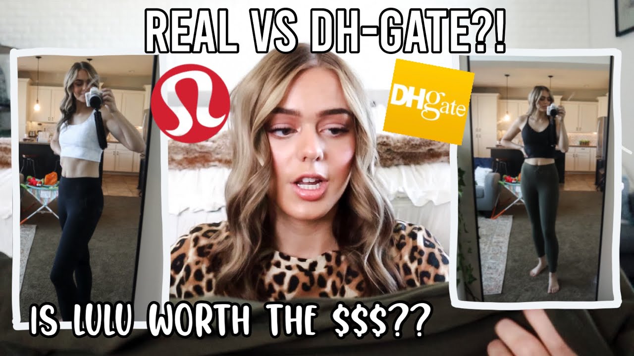 DH Gate LULULEMON?! (Настоящий против подделки) Сравнение качества дубликатов — тестирование и пр...
