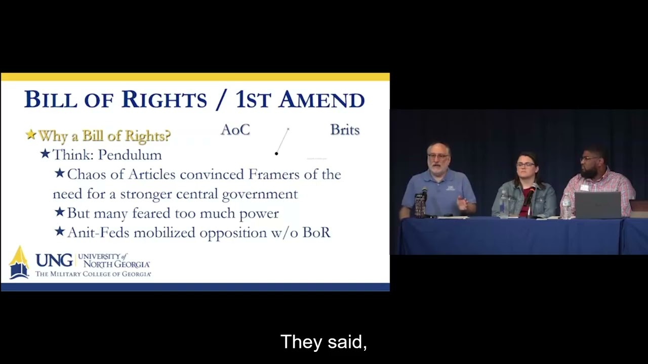 UNG Constitution Day Forum on the First Amendment: University of North Georgia — 9/17/25