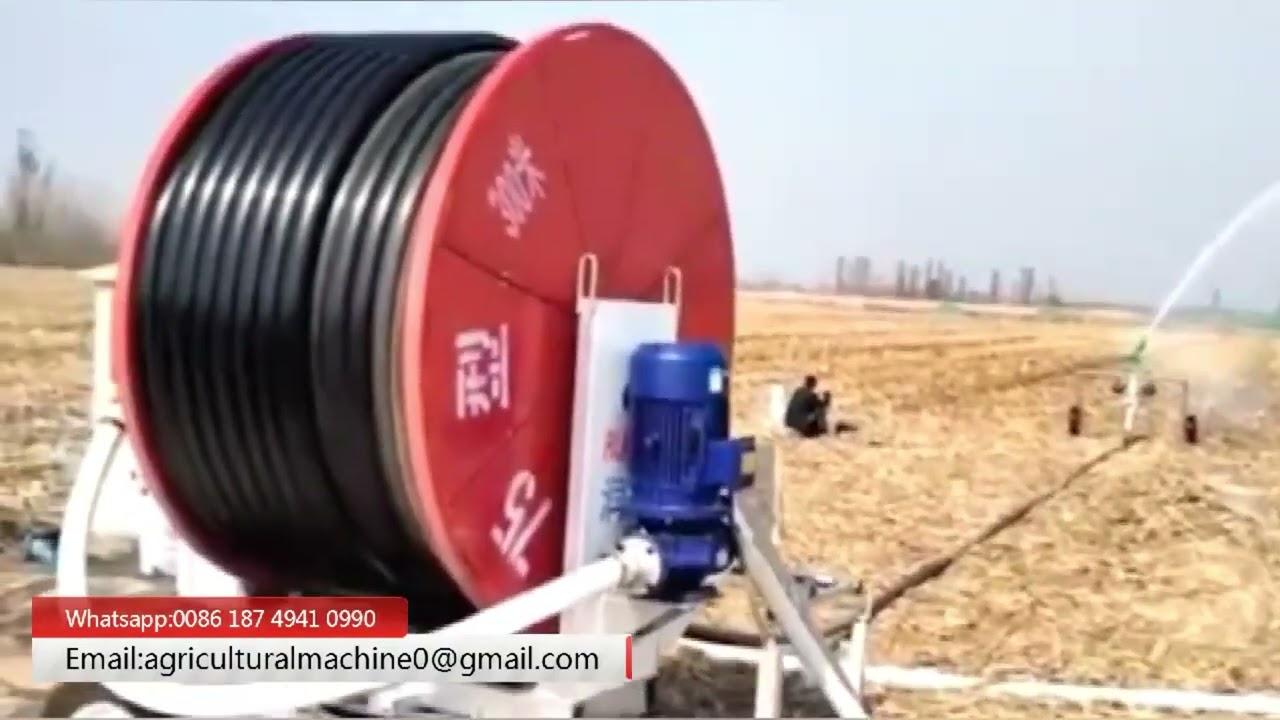 Efficient 300m Reel Sprinkler Irrigation Machine For Large Farms