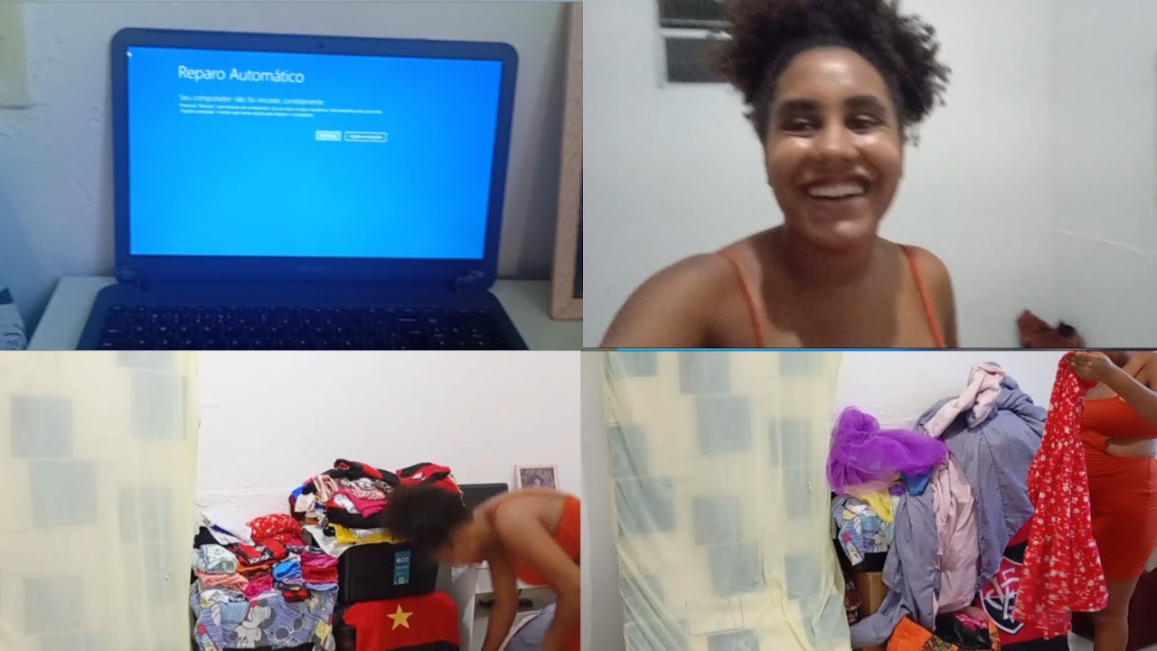 DIA ABENÇOADO NOTEBOOK NÃO QUER LIGAR, CELULAR QUASE QUEBROU E ARRUMANDO AS ROUPAS 