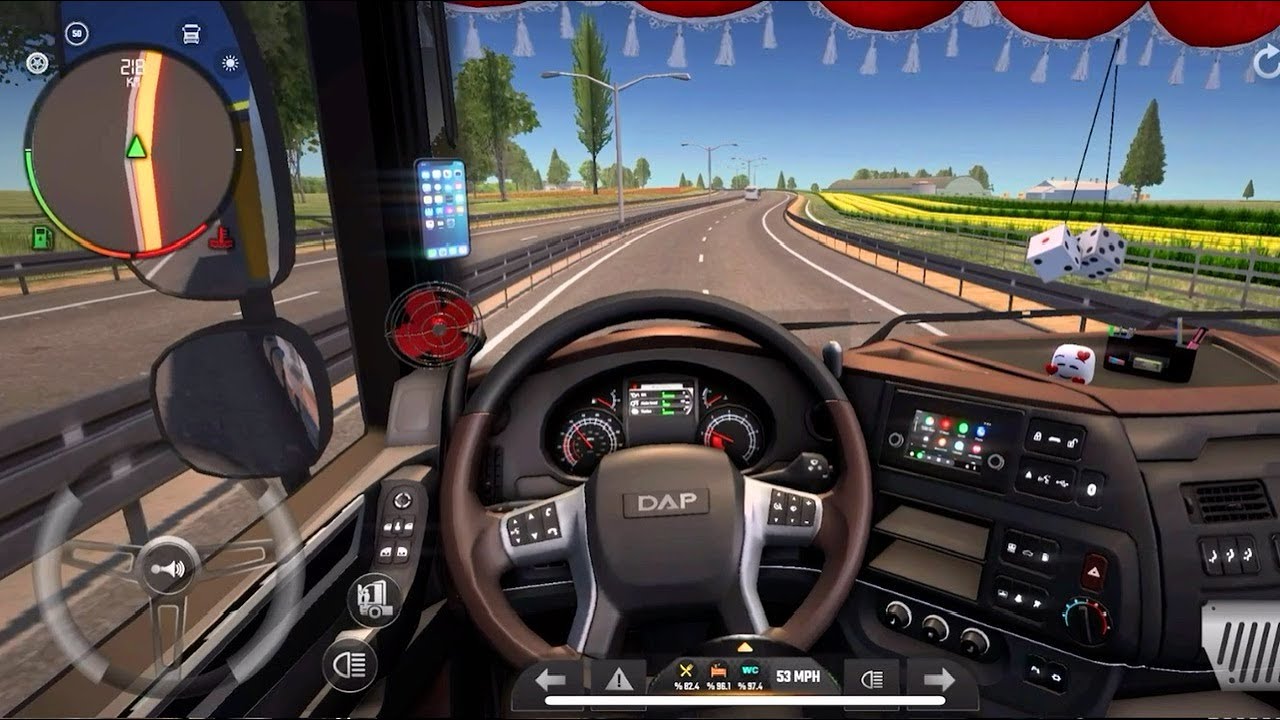 Realistic DAF Truck ( DAP XF ) Gameplay Truck Simulator : World | Truck Games | Driving Simulator