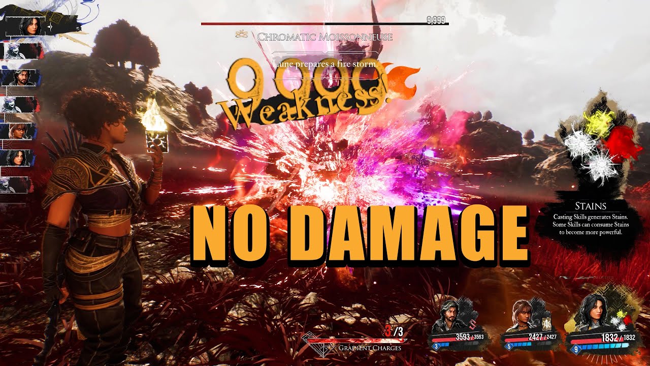 Clair Obscur: Expedition 33 - Chromatic Moissonneuse Boss | NO DAMAGE | Expert Difficulty