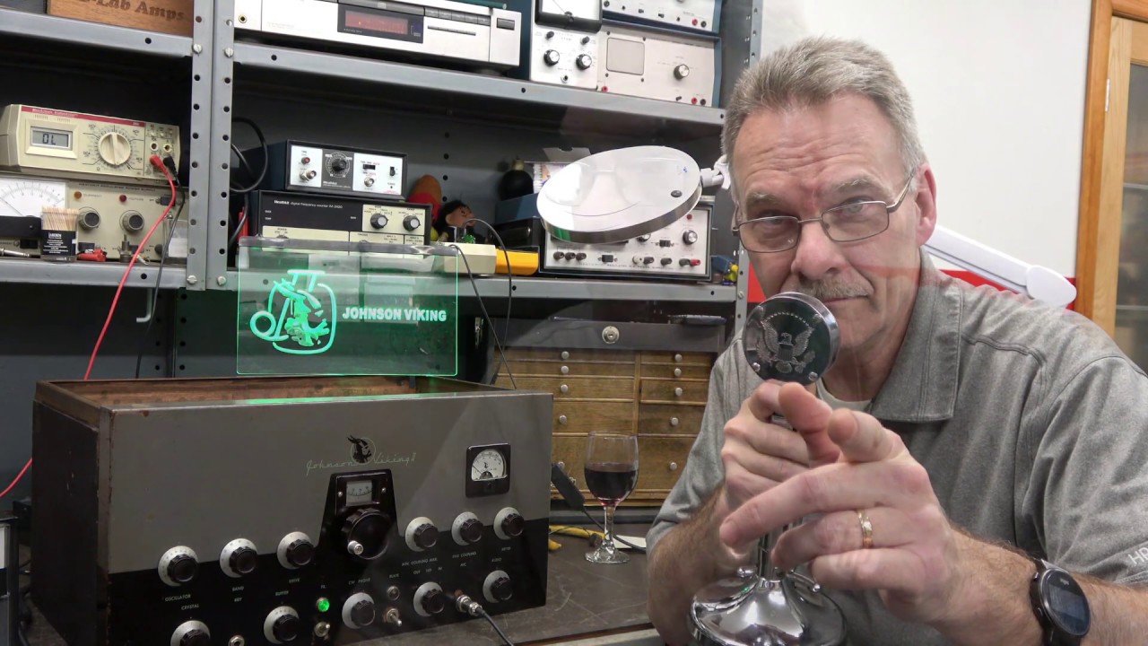 Vintage Johnson Viking II Tube Ham Transmitter Disaster to Divine D-Lab Repair