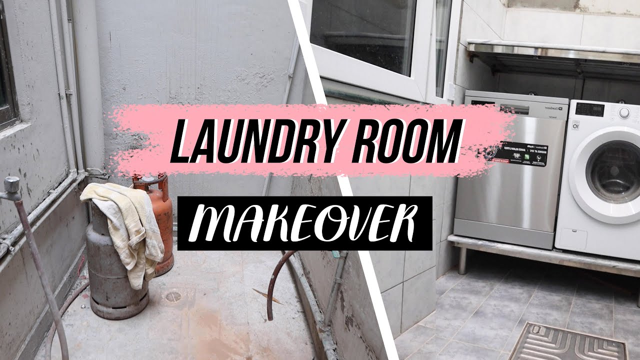 Our Kitchen and Laundry Room Makeover Transformation Video