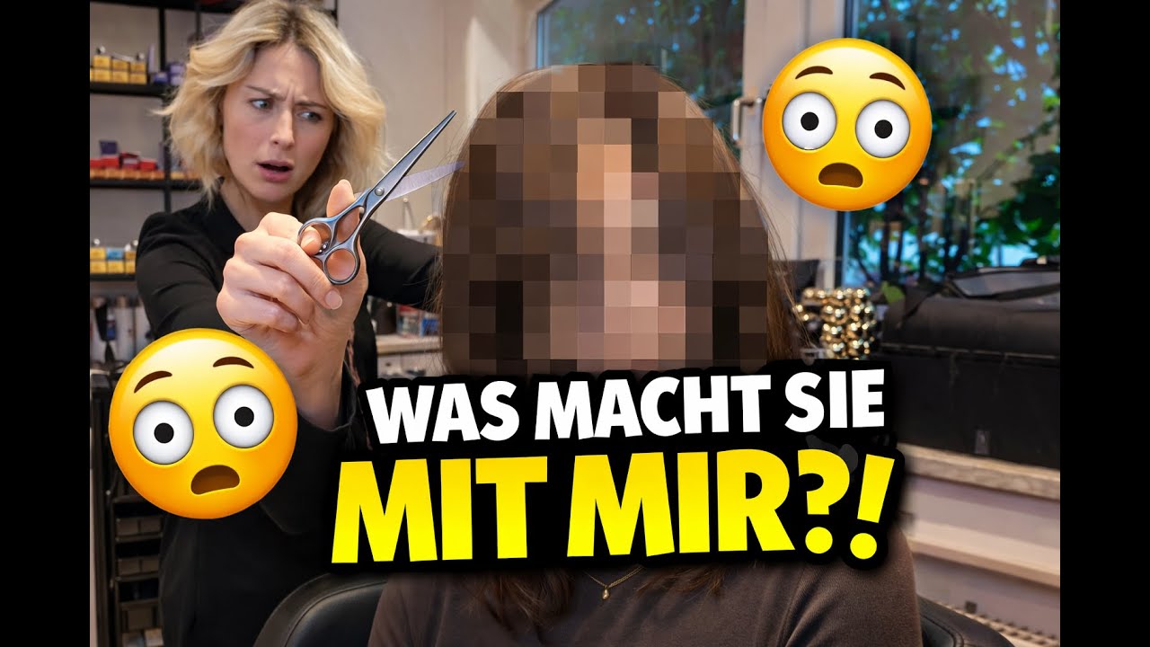 Ich wusste NICHT, was sie mit meinen Haaren macht… ✂️😳  Friseur Vlog