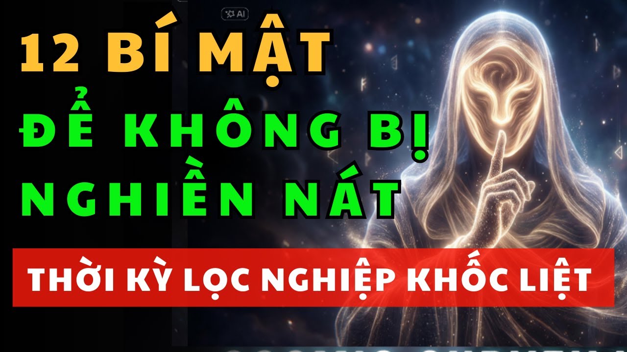 12 Mật Mã Sống Sót Trong Giai Đoạn Thanh Lọc kinh khủng này...!
