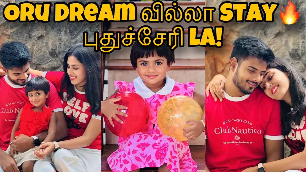 FREYA ku ரொம்ப😍 புடிச்சு போச்சு intha Surprise🎁|| VILLA ESCAPE IN PONDICHERRY🏖️