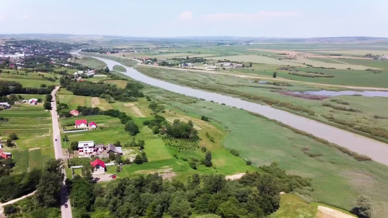 Oraș Siret, cartier Padureni, văzut cu drona 4K