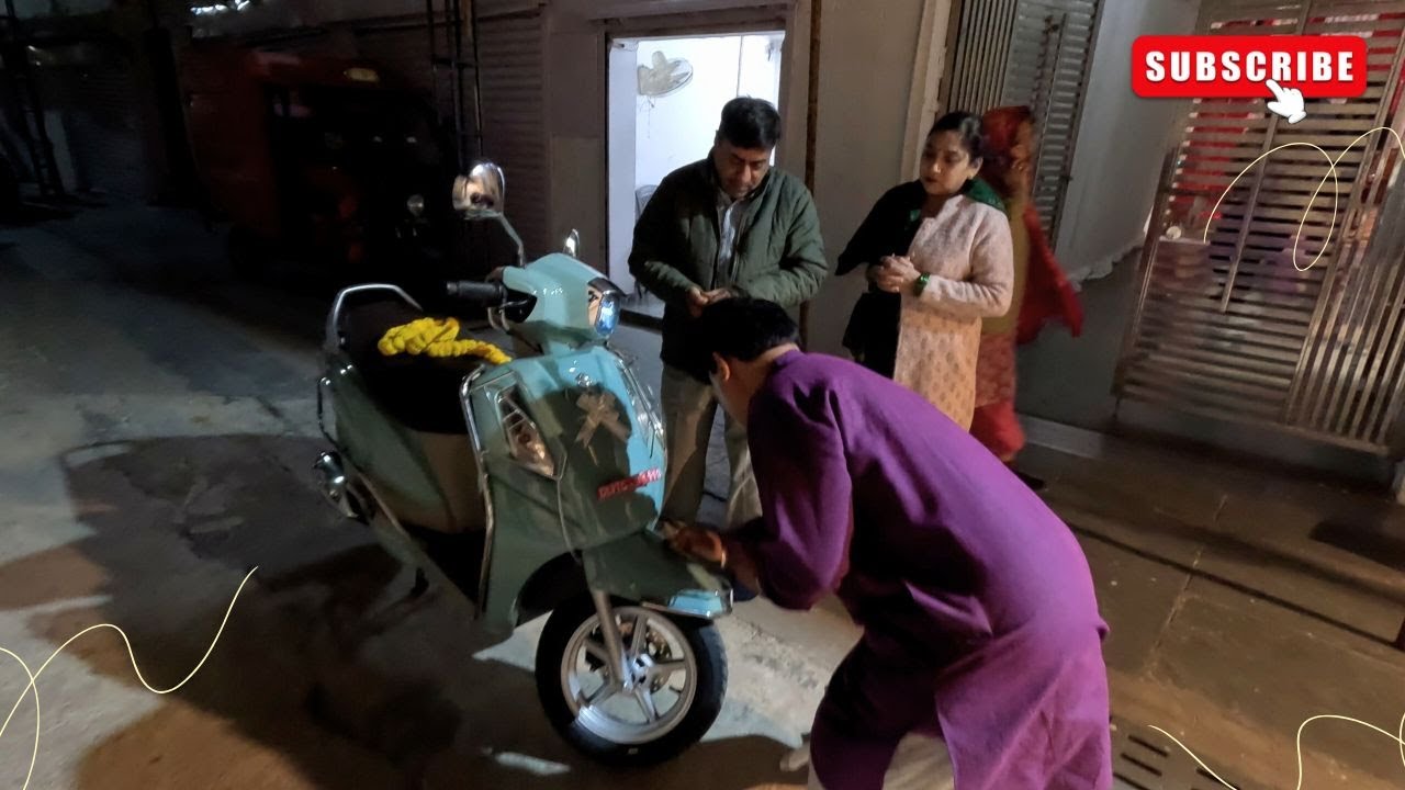 Ghar Main Ayi Nayi Scooty😍 #scooty #suzukiaccess125bs6 #familyvlog #vlog