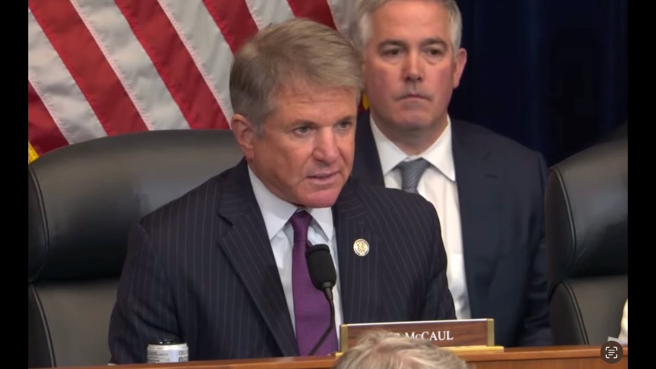 McCaul Speaks in Support of Chairman Mast's AI Overwatch Act at a Foreign Affairs Committee Markup