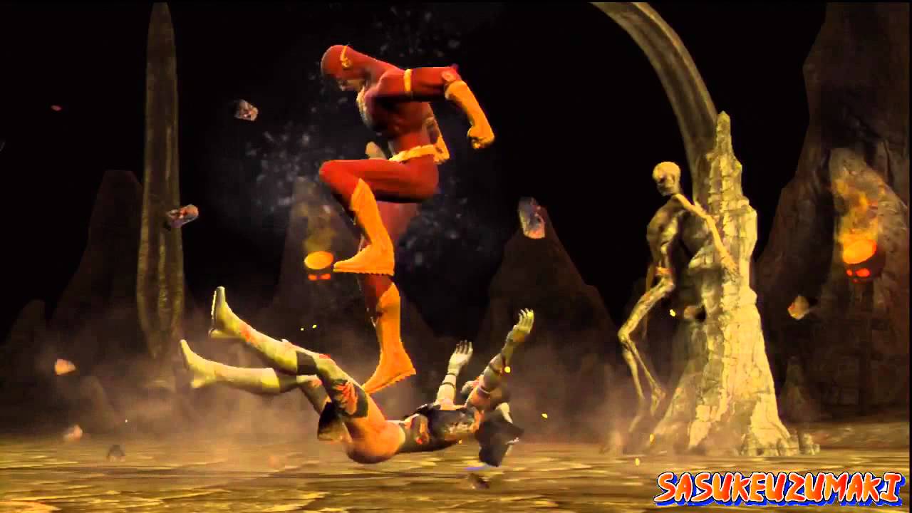 Mortal Kombat Vs DC Universe -  All Fatalities and Heroic Brutalities On Kitana (HD)