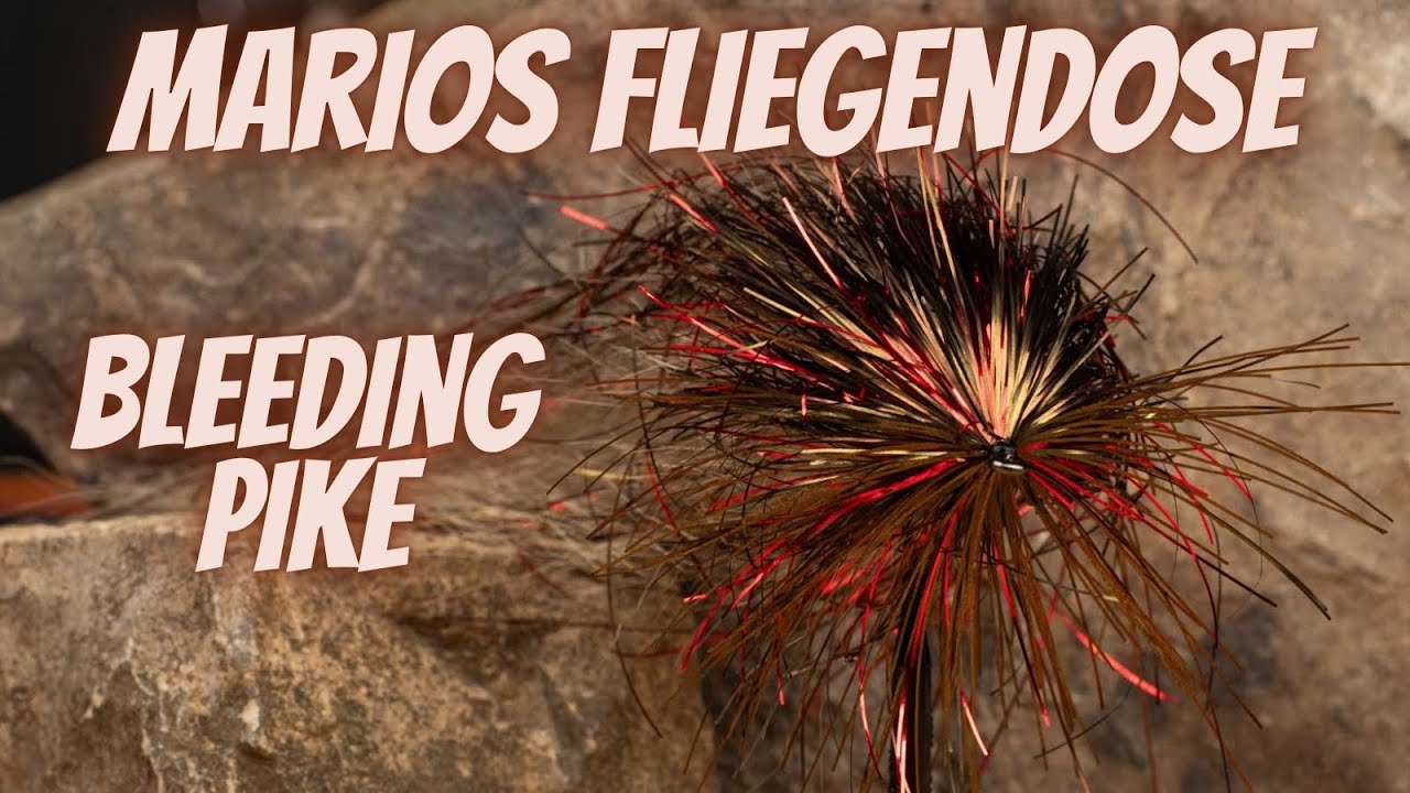 Marios Fliegendose - Bleeding Pike - Einfache Hechtfliege