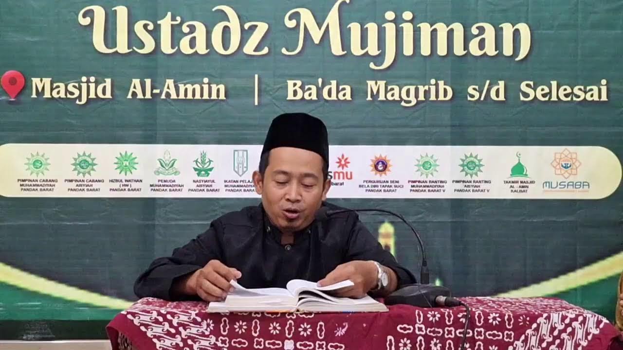 Niat Sholat Muhammadiyah | Ustadz Mujiman Di Masjid Al Amin Kalisat(PCM Pandak Barat)