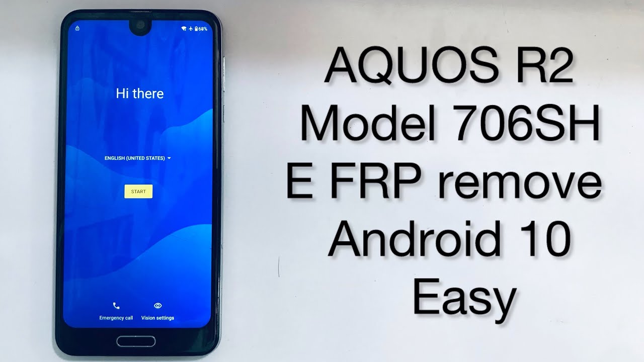 SHORP AQUOS R2 model 706SH e frp remove eays