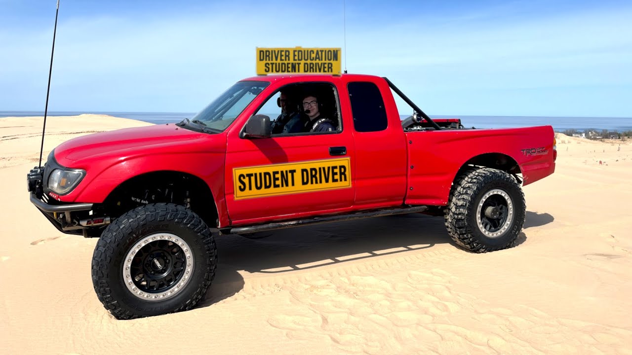 Student Driver Takes my Truck and we Can't Catch him to get it back at Silver Lake Sand Dunes