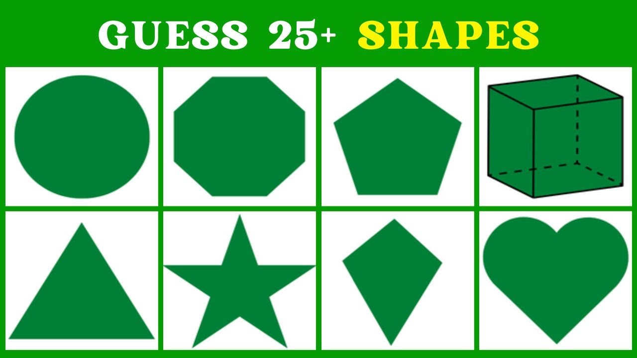 Picture Quiz - Can You Guess the Shapes? | Shape Quiz | Learn Entry