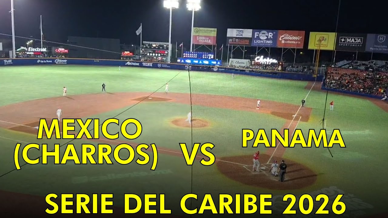 Mexico vs Panama, Serie del Caribe 2026 - Mexico (Charros) juego 3