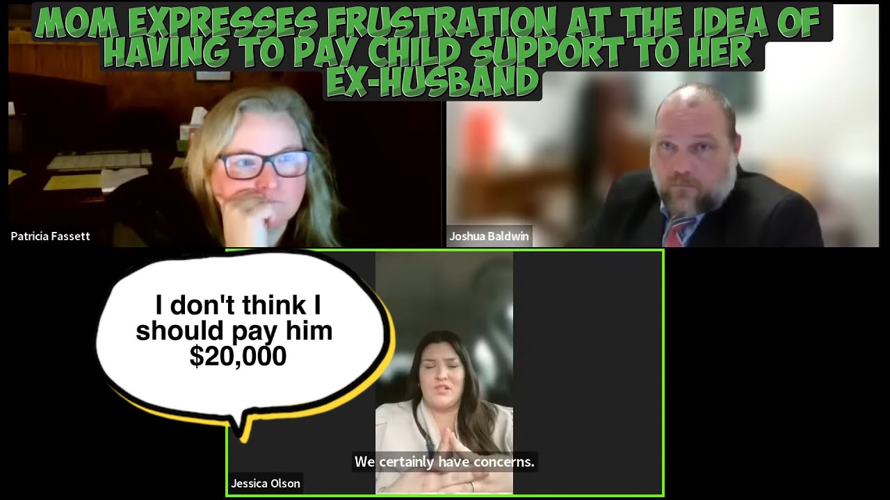 Mom Expresses Frustration at the Idea of Having to Pay Child Support to Her Ex-Husband