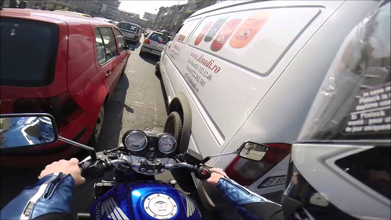 Traffic congestion - MOTORCYCLE - Another day in Bucharest