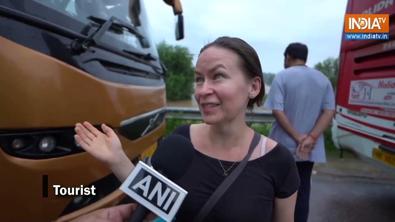 Drone visuals: Himachal&rsquo;s Mandi witnesses flood-like situation again, foreign tourists stranded