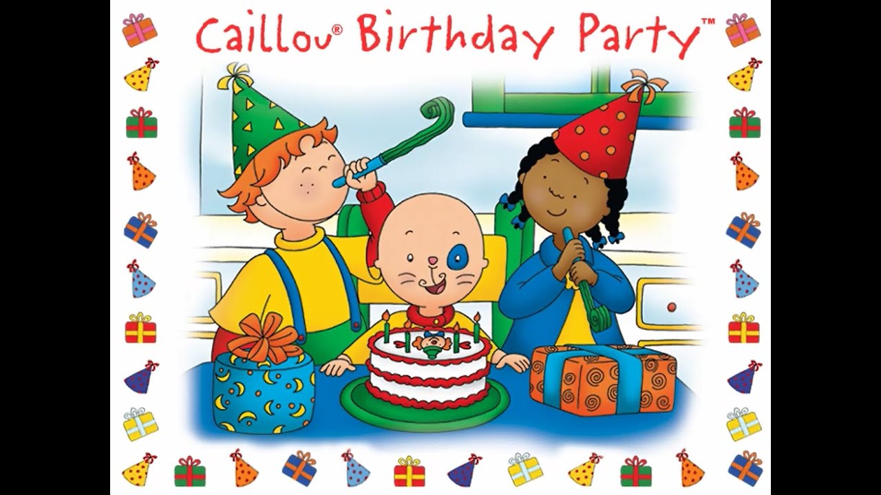 Caillou Birthday Party Gameplay