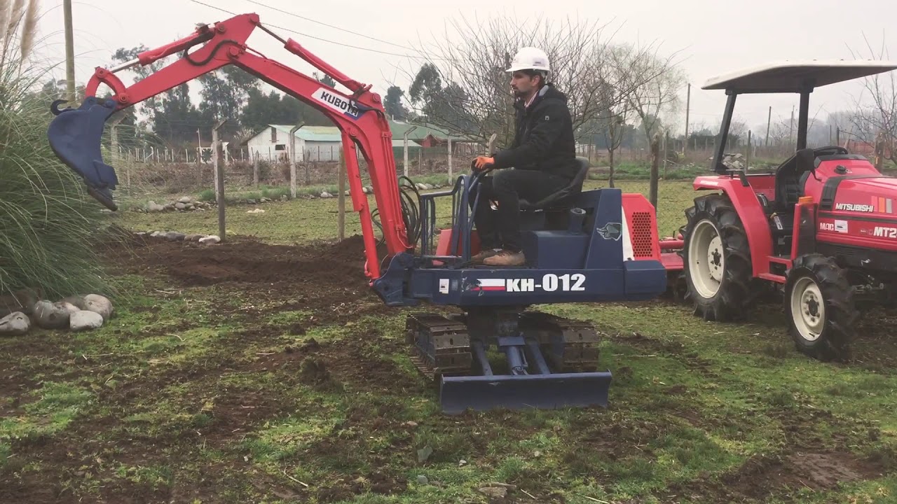 Mini excavadora Kubota KH-12 Alimor Maquinarias
