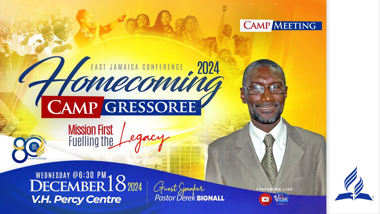 Wednesday Night | Homecoming Campgressoree | Pastor Derek Bignall | EJC Virtual | Dec 18 | 5:30 PM