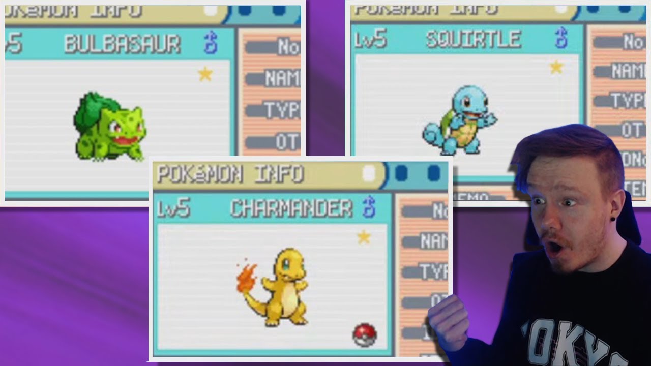 3 Live Shiny Starters in Pokemon FireRed & LeafGreen!