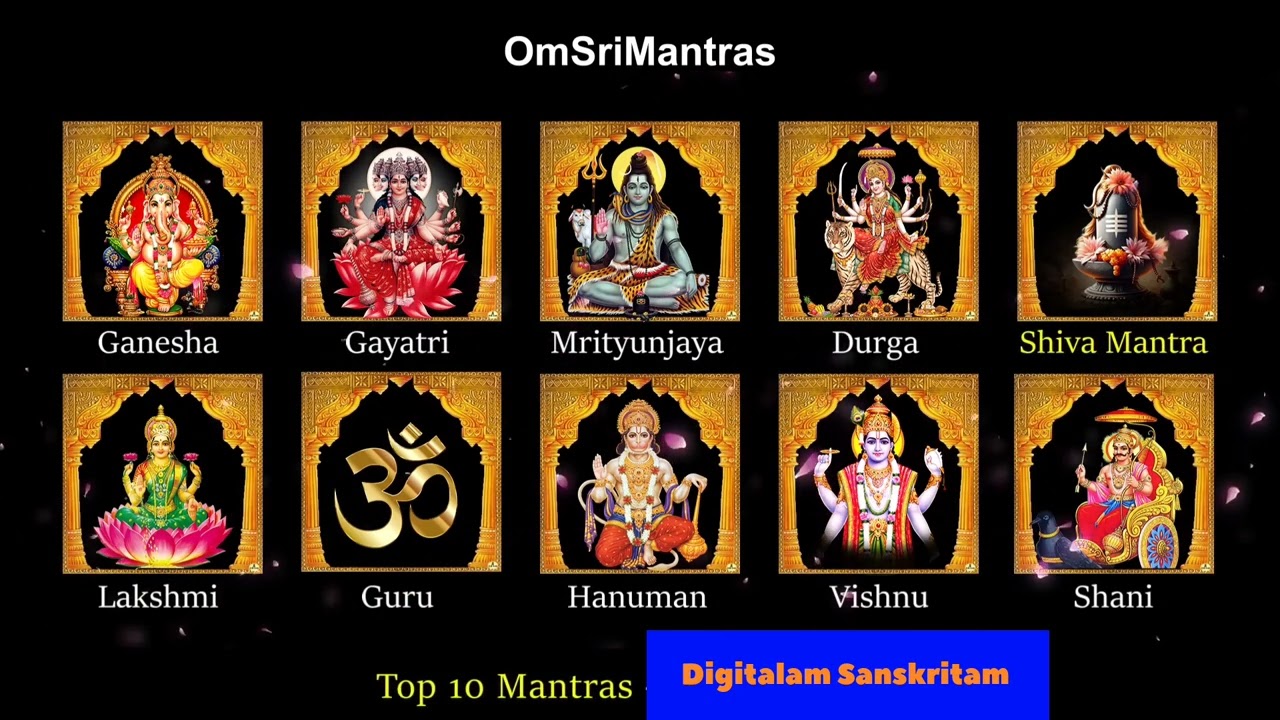 Top 10 Mantras in 10 Minutes | 10 Top Morning Mantras | All Powerful Morning Mantras Meditation!#art