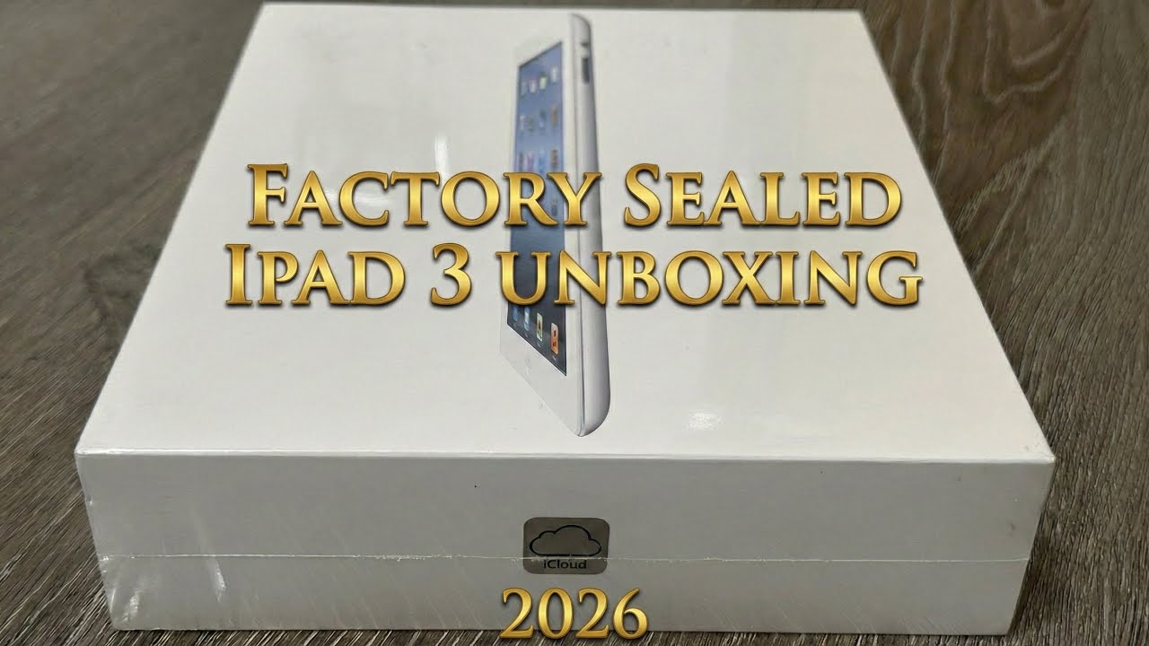 Factory sealed IPad 3 unboxing 13 years later ￼