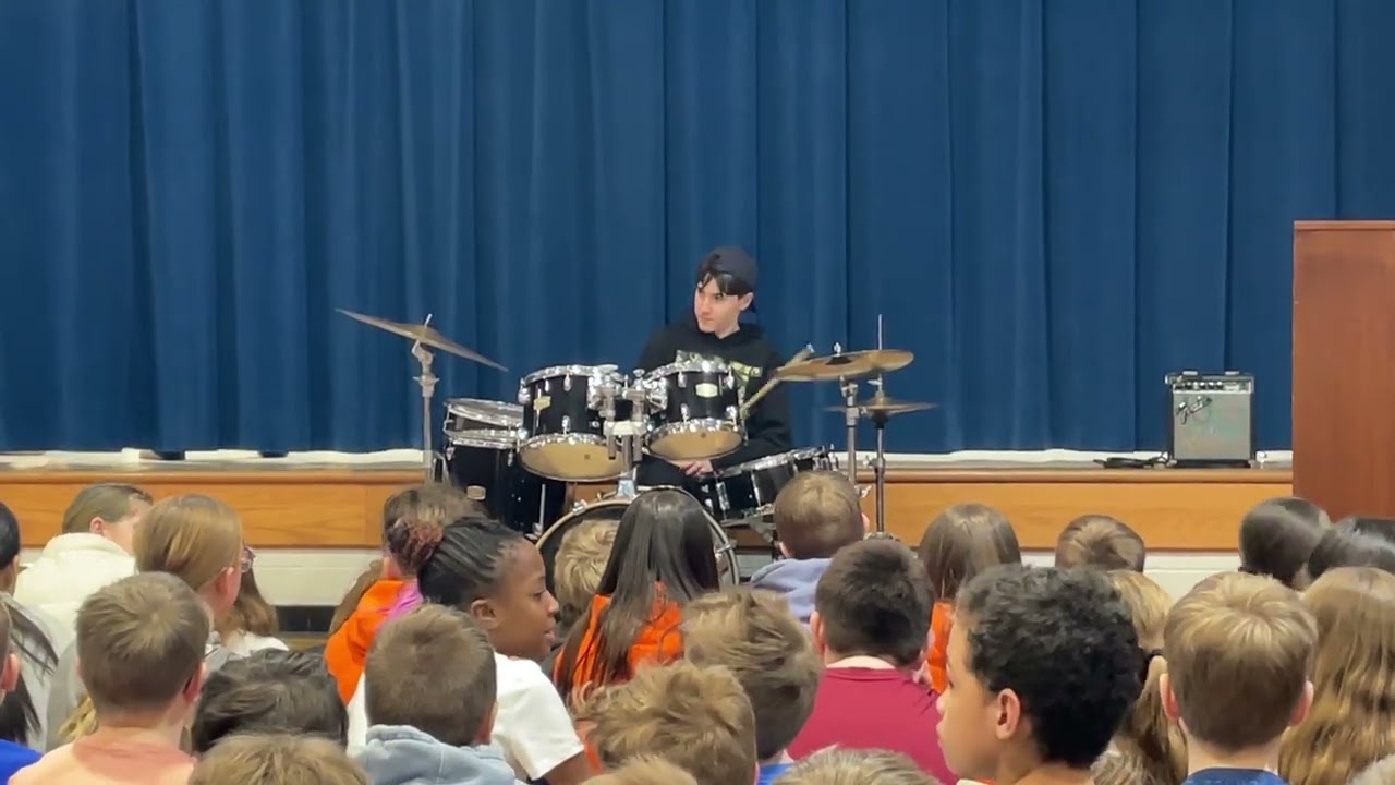 Talent Show 6th Grade  Drum Medley 