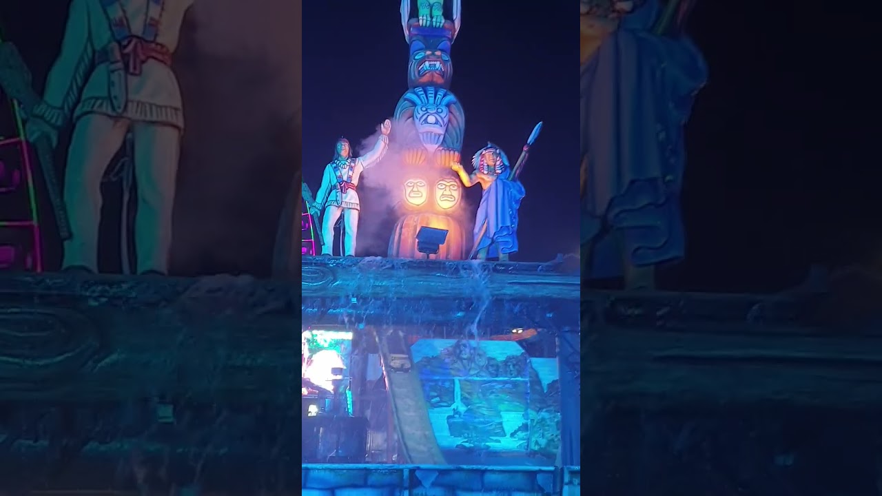 Einsigste Wildwasserbahn Cannstatter Wasen 2023 #trending #kirmes #attraction #action #new #fyp
