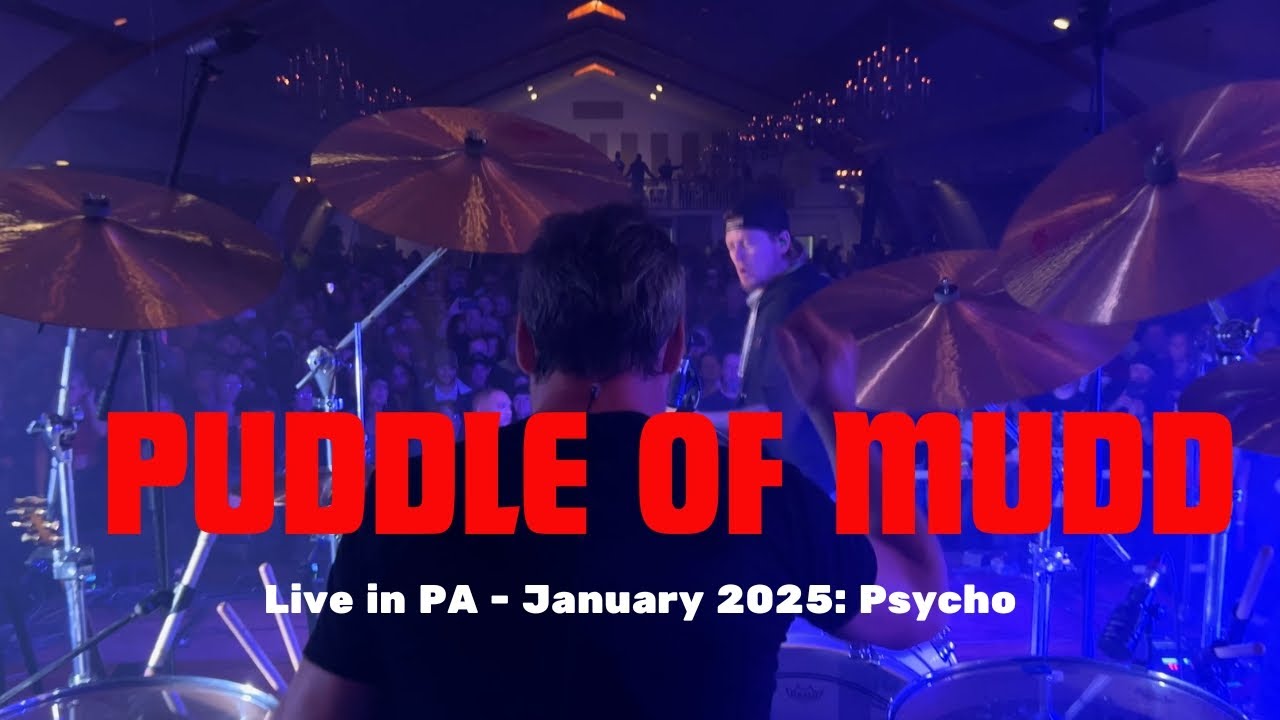 PUDDLE OF MUDD LIVE 2025: Psycho - New Drummer Perspective
